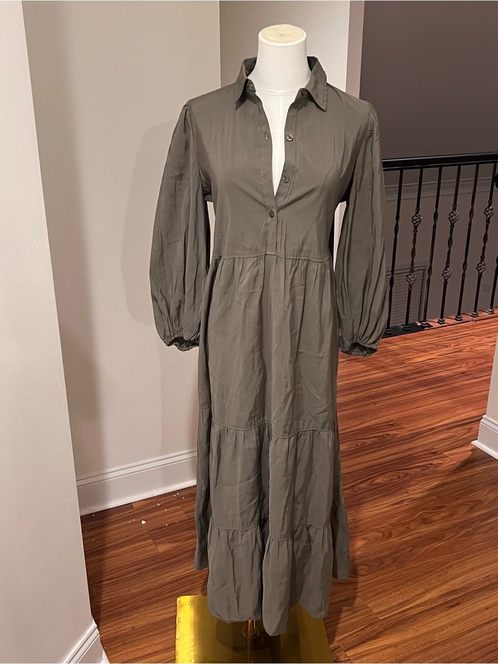 Max Studio London Army Green Dress